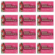 kit 12 Bionature - Sabonete Rosa Mosqueta Antisséptico 90g