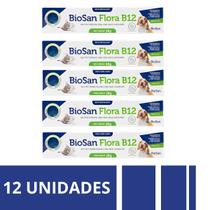 Kit 12 Biosan Flora B12 Bisnaga 14g