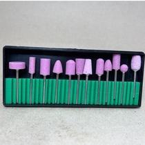 Kit 12 Bits Refil Brocas Lixadeiras Elétricas Acrigel Unhas ROSA