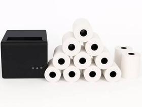 Kit 12 Bobinas Térmicas 80x40 44g Branca Silfer Impressora PDV Cupom Fiscal Kit 12 Bobinas Térmicas 80x40 44g Branca Silfer Impressora PDV Cupom Fiscal