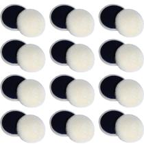 KIT 12 Boinas Lã Agressiva 5 Polegadas 125mm Disco Polir Polimento Vellcro Face Única Corte