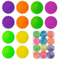 Kit 12 Bola Brinquedo Resistente Anti Stress Com Cravos Para Cachorro Pet Saúde Bucal