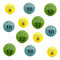 Kit 12 Bolas de Iniciação - 4 nº8 - 4 nº10 - 4 nº12