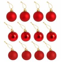 Kit 12 Bolas De Natal 5cm Natalinas Decorativa Árvore De Natal Enfeite Natalinos Bolinhas Vermelha Dourada Com Cordão Decoração Pendente Pinheiro Kit 12 Bolas De Natal 5cm Natalinas Decorativa Árvore De Natal Enfeite Natalinos Bolinhas Vermelha Dourada Com Cordão Decoração Pendente Pinheiro