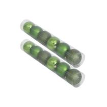 Kit 12 Bolas de Natal Lisa/Mate/Glitter Verde Decoração