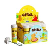 Kit 12 Bolha Bolinha De Sabão Capivara Ideal De Lembrancinha Para Aniversário Festa Infantil Bolha Perfumada Brinquedo