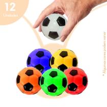 Kit 12 Bolinhas Anti Stress Futebol Mordedor Pet Cachorro