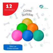 Kit 12 Bolinhas Anti Stress Lisa Apertar Fisioterapia - Líder Brinquedos