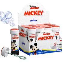 Kit 12 Bolinhas de Sabão Mickey com Joguinho na Caixa Atacado