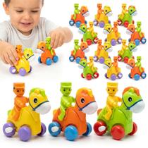 Kit 12 Brinquedos Cavalinhos Divertidos Coloridos Com Movimento A Corda Kit 12 Brinquedos Cavalinhos Divertidos Coloridos Com Movimento A Corda