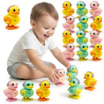 Kit 12 Brinquedos De Patinho Sortidos Com Movimento Para Lembrancinha Atacado