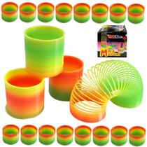 Kit 12 Brinquedos Mola Maluca para Festa Infantil Decoração Lembrança Atacado