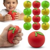 Kit 12 Brinquedos Para Apertar Squishies Coloridos De Maçã Anti Estresse Sensorial Kit 12 Brinquedos Para Apertar Squishies Coloridos De Maçã Anti Estresse Sensorial