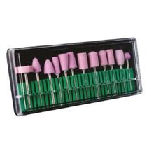 Kit 12 Brocas para Polimento Unha Kit Broca Algodão