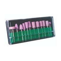 Kit 12 Brocas Quartzo Rosa - Nail Queen