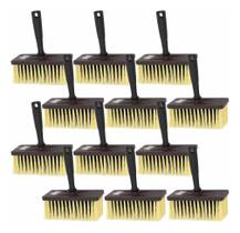 Kit 12 Broxa Para Pintura Pedreiro Retangular Roma 15x5,5 Cm Kit 12 Broxa Para Pintura Pedreiro Retangular Roma 15x5,5 Cm
