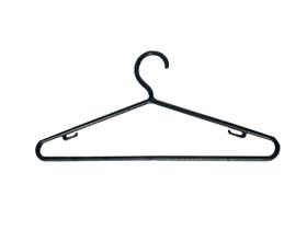 KIT 12 cabides preto para roupas. KIT 12 cabides preto para roupas.