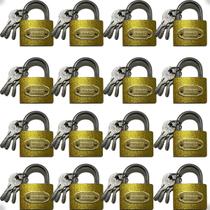 kit 12 Cadeado Grande para portão 40mm com 3 chaves