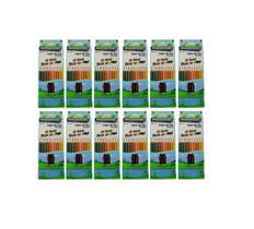 Kit 12 Caixa Lápis De Cor 10 Cores Tons Pele Mp714
