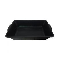 Kit 12 Caixa Massa Plástica Preta 20 Litros - Plasbohn