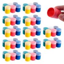 Kit 12 Caixas de Tinta Guache 6 Cores Material Escolar Tinta Colorida