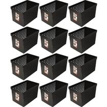 Kit 12 Caixas Organizadoras para Empresa Escritório Arquivo Morto Pastas Suspensas Ordene Kit 12 Caixas Organizadoras para Empresa Escritório Arquivo Morto Pastas Suspensas Ordene