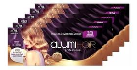 Kit 12 Caixas Papel Alumínio Mechas Alumihair 320 Folhas