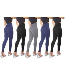 Kit 12 Calças Legging Suplex Feminina Moda Fitness Academia