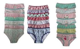 Kit 12 Calcinha menina mocinha super confortáveis