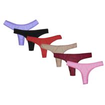 Kit 12 Calcinhas Fio Dental Algodão Adulto Feminina Sexy Sortidas