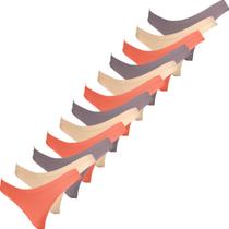 Kit 12 Calcinhas Fio Dental Poliamida Calcinha Sem Costura Forro de Algodão Confortável Kit 12 Calcinhas Fio Dental Poliamida Calcinha Sem Costura Forro de Algodão Confortável