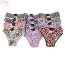 Kit 12 Calcinhas Infantil Menina 100% Algodão Calcinha bebê Calcinha infantil 1 a 8 anos