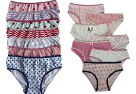 Kit 12 Calcinhas Infantil Super Confortáveis e Qualidade Premium