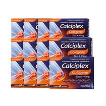 Kit 12 Calciplex Colágeno Tipo II 40mg Ecofitus 60 Cápsulas Sabor:Sem Sabor Kit 12 Calciplex Colágeno Tipo II 40mg Ecofitus 60 Cápsulas Sabor:Sem Sabor