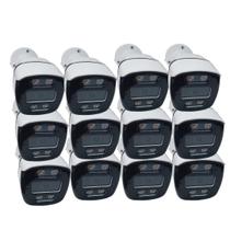 Kit 12 cameras full colors 2.0 mp 2.8mm colorida dia e noite