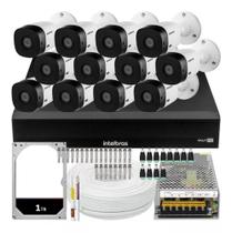 Kit 12 Câmeras Intelbras 1220b Full Hd 1080p Dvr 16 Canais Kit 12 Câmeras Intelbras 1220b Full Hd 1080p Dvr 16 Canais