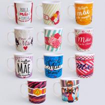 Kit 12 Caneca de Dia Das Mães 400ml Presente Lembrancinha Kit 12 Caneca de Dia Das Mães 400ml Presente Lembrancinha