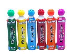 Kit 12 Caneta Carimbo Pinguelô Baby De 40ml - Diversas Cores
