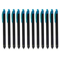 Kit 12 Caneta Gel PENTEL Energel Black 0.7 mm Retrátil Azul ceu Kit 12 Caneta Gel PENTEL Energel Black 0.7 mm Retrátil Azul ceu