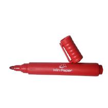 Kit 12 caneta marcador permanente vermelho pincel anatomico escritorio material escolar loja