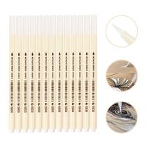 Kit 12 Canetas Brancas Brush Pincel Flexível Efeito Luminoso Desenho e Caligrafia Ilustração Mangá e Lettering Artístico Kit 12 Canetas Brancas Brush Pincel Flexível Efeito Luminoso Desenho e Caligrafia Ilustração Mangá e Lettering Artístico