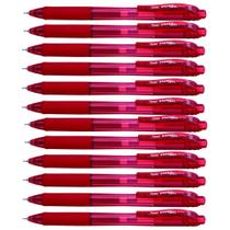 Kit 12 Canetas Gel PENTEL EnerGel-X 0.5mm Retrátil