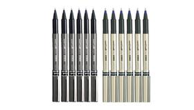 KIT 12 Canetas Rollerball 6 Micro/Fine DELUXE - Azul KIT 12 Canetas Rollerball 6 Micro/Fine DELUXE - Azul