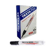 Kit 12 Canetas Texta 700 Cirúrgica Marcador Pele - Preta Kit 12 Canetas Texta 700 Cirúrgica Marcador Pele - Preta
