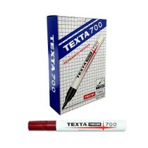 Kit 12 Canetas Texta 700 Cirúrgica Marcador Pele - Vermelha Kit 12 Canetas Texta 700 Cirúrgica Marcador Pele - Vermelha