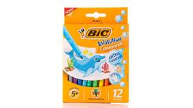 Kit 12 Canetinhas BIC EVOLUTION