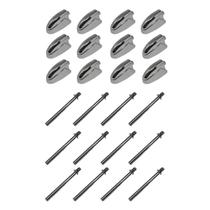 Kit 12 Canoas Caixa Cromo 19.3 + 12 Parafusos 55mm x 6mm M6 Kit 12 Canoas Caixa Cromo 19.3 + 12 Parafusos 55mm x 6mm M6