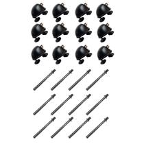 Kit 12 Canoas Caixa Preta 19.05 + 12 Parafusos 55mm x 6mm M6 Kit 12 Canoas Caixa Preta 19.05 + 12 Parafusos 55mm x 6mm M6