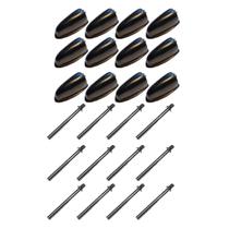 Kit 12 Canoas Tom Caixa Preta 19.6 + 12 Parafusos 55Mm X 6Mm - Spanking