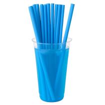 Kit 12 Canudos de Papel Azul Biodegradável Kit 12 Canudos de Papel Azul Biodegradável